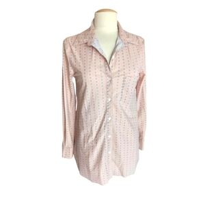 LYSSE Pink Button Up Floral Blouse